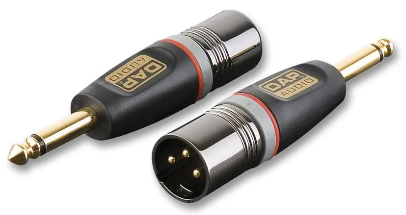 XCALIBER 3-Pin XLR to 6.35mm Mono Jack Male Adaptor