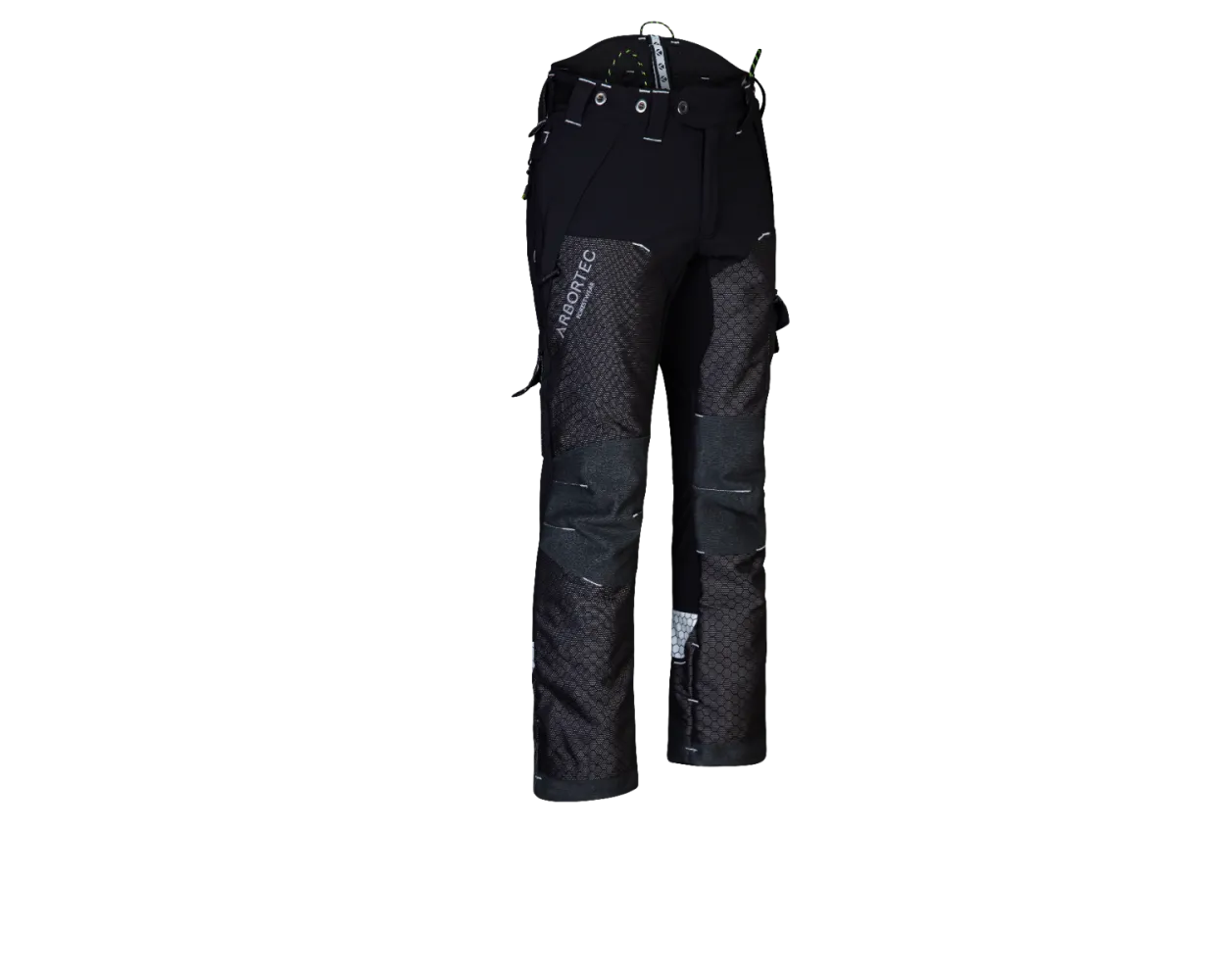 Arbortec Deep Forest Chainsaw Trousers Design C/Class 1, Black