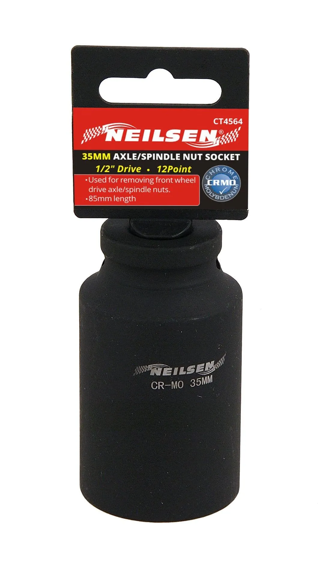 1/2" Drive 35mm Deep Impact Socket 12 Point Bi Hex Design