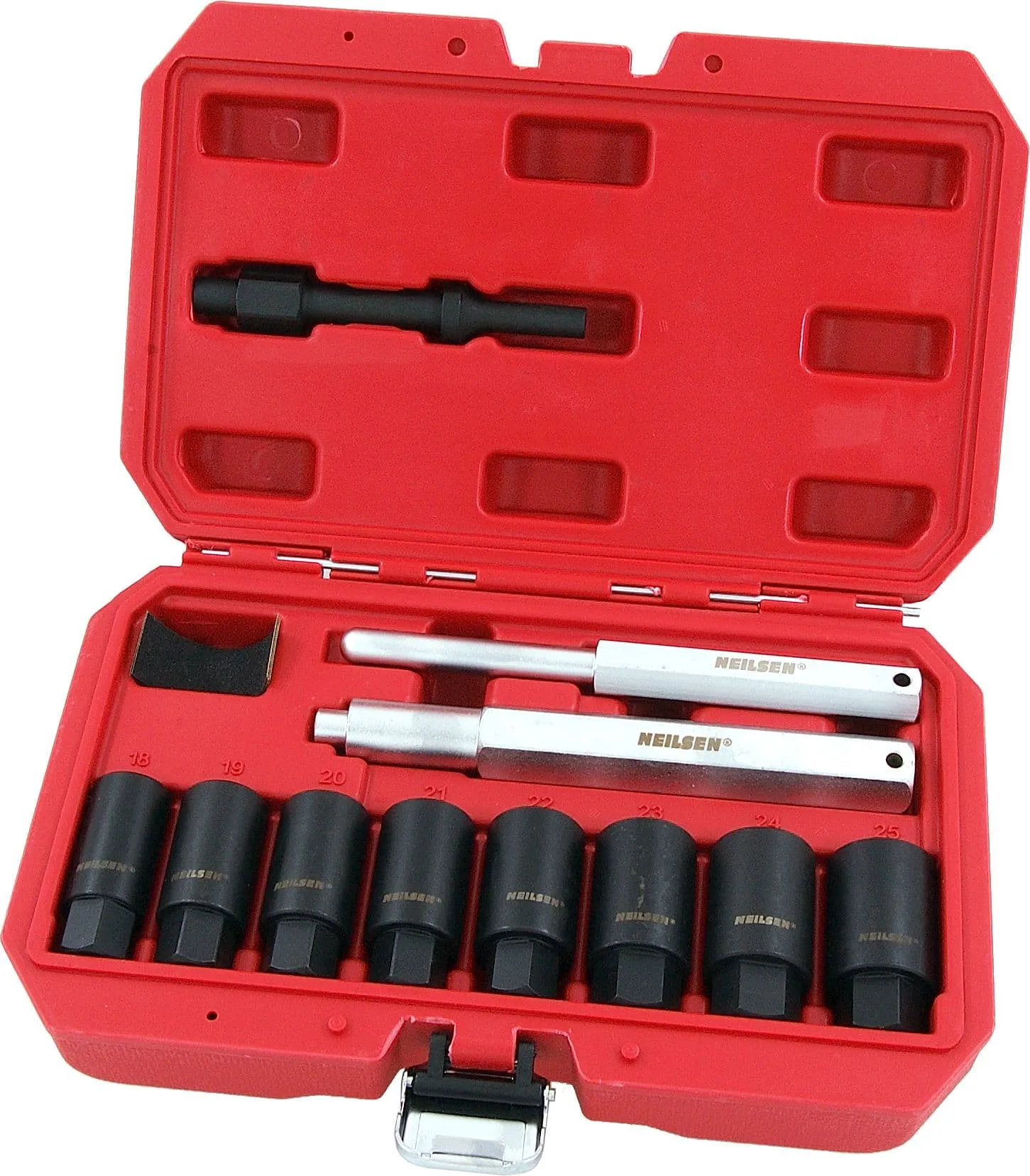 10pc Rim Wheel Locking Nut Removal Tool Set