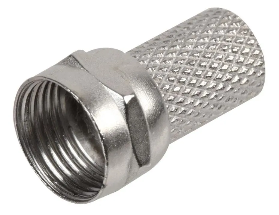 Pro-Signal F-Type Connector Plug, 7.4mm, Twist-On