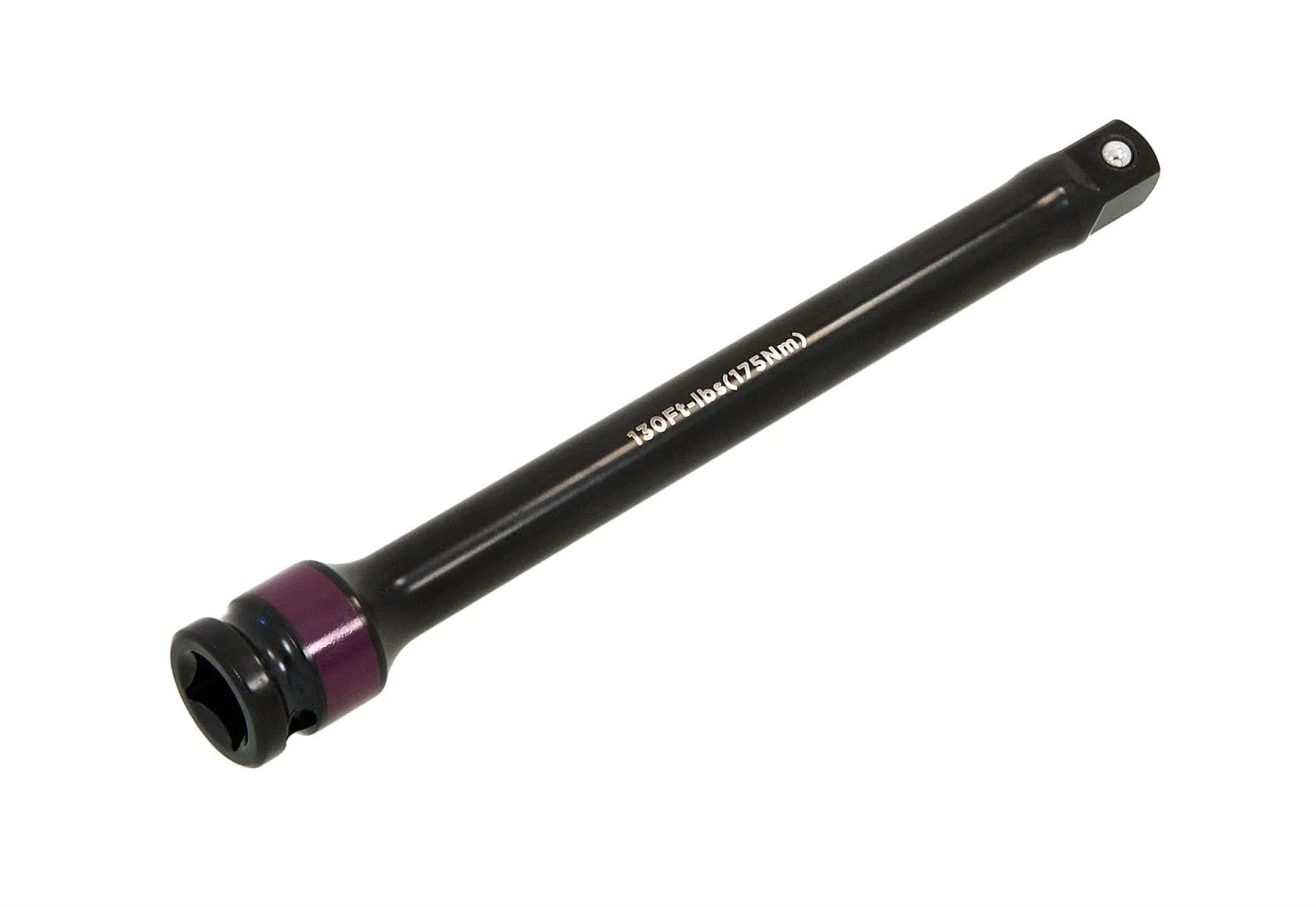 130 Ft/Lb (175 Nm 1/2" Chrome-Molly 8" Extension Bar Torque Limiting Stick-Black
