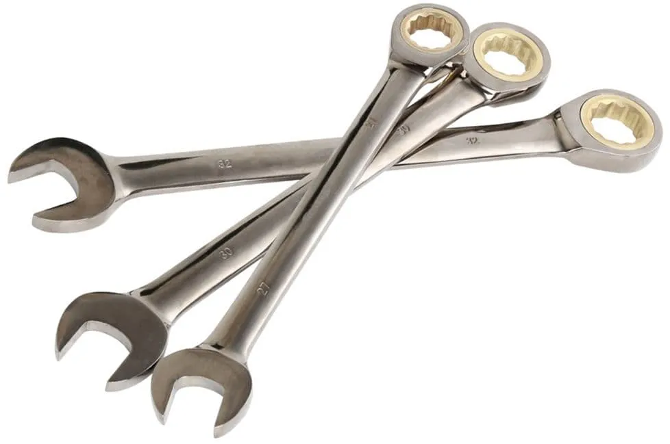 13pc Ratchet Spanner Set - 8 to 32mm In Aluminium case