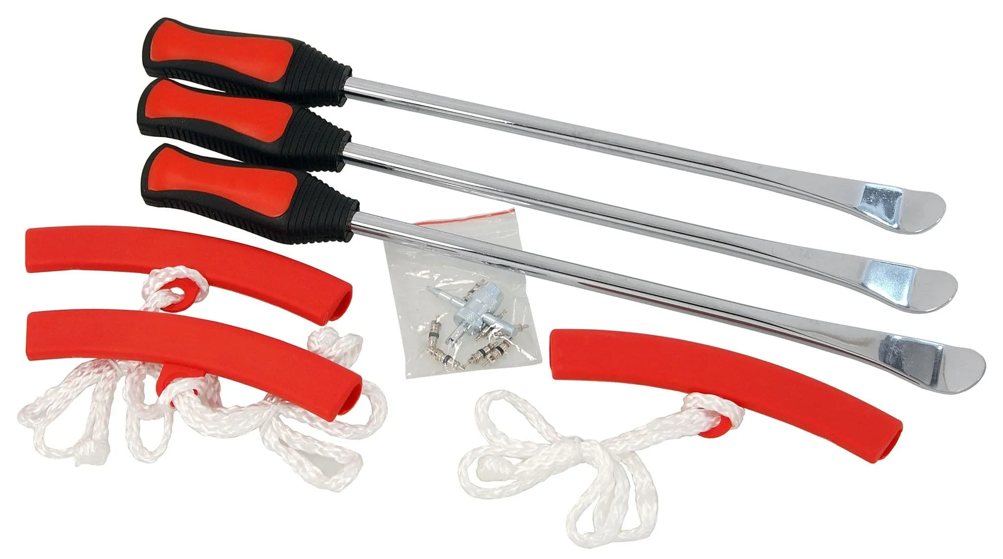 13pc Tyre Lever Spoon, Protector & Valve Tool Set For Motorbike Cycle Quad Bike