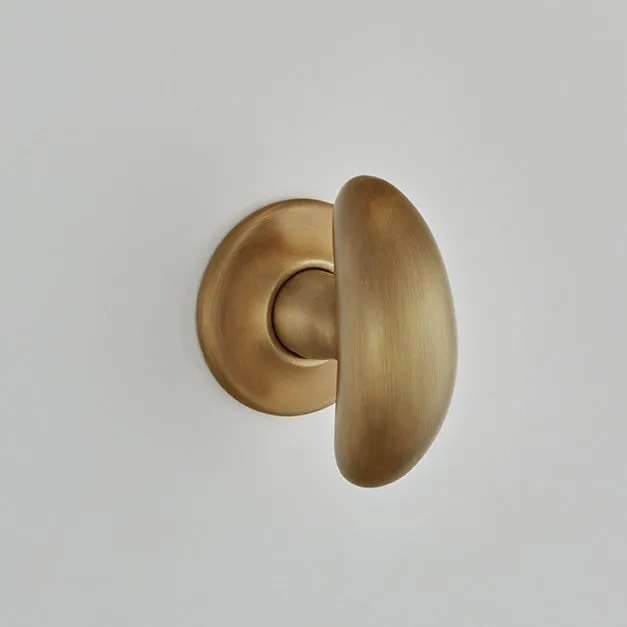 Crescent Knob on Arc Covered Rose - 1753COV57D