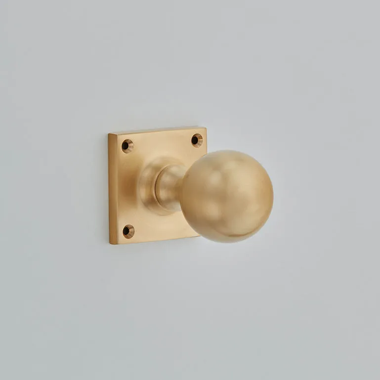 Ball Knob on Square Rose - 1756SQ