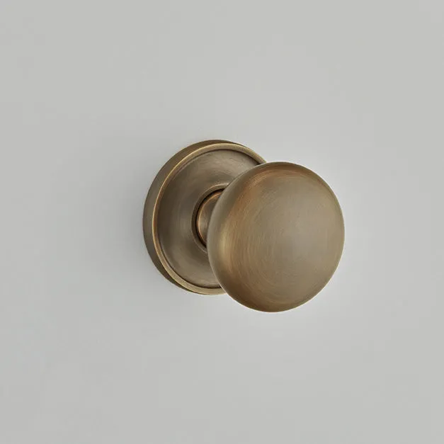 Cushion Knob On Raised Edge Covered Rose - 1757COV57B