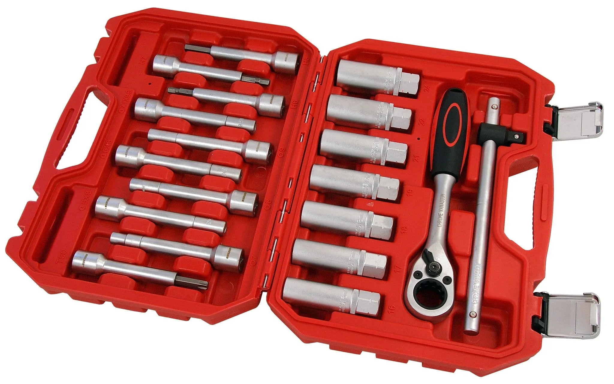 19pc Shock Absorber Suspension Strut Nut Removal Tool Kit