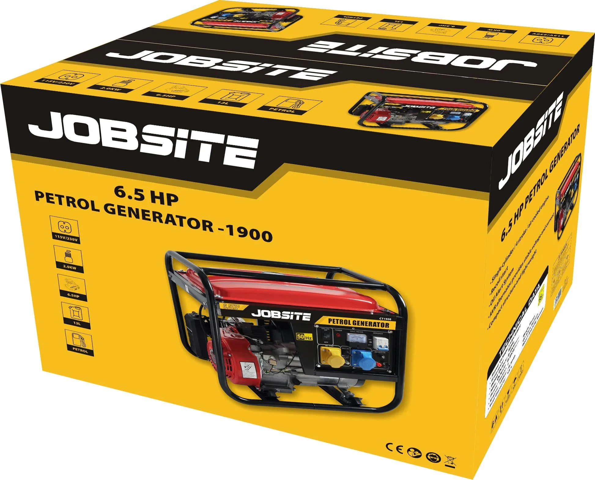 2.8Kva 4 Stroke Petrol Generator