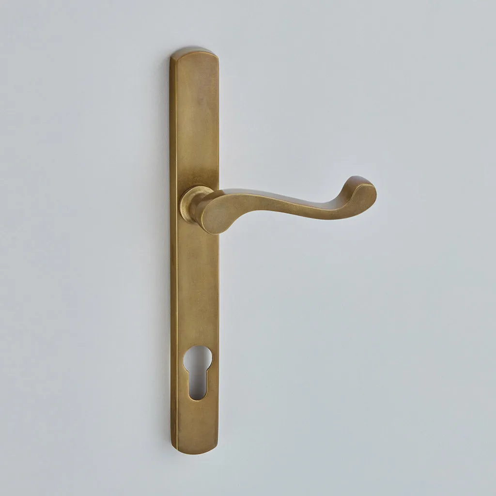 Lichfield Lever on Euro Profile Backplate 92mm c/c - 2203E