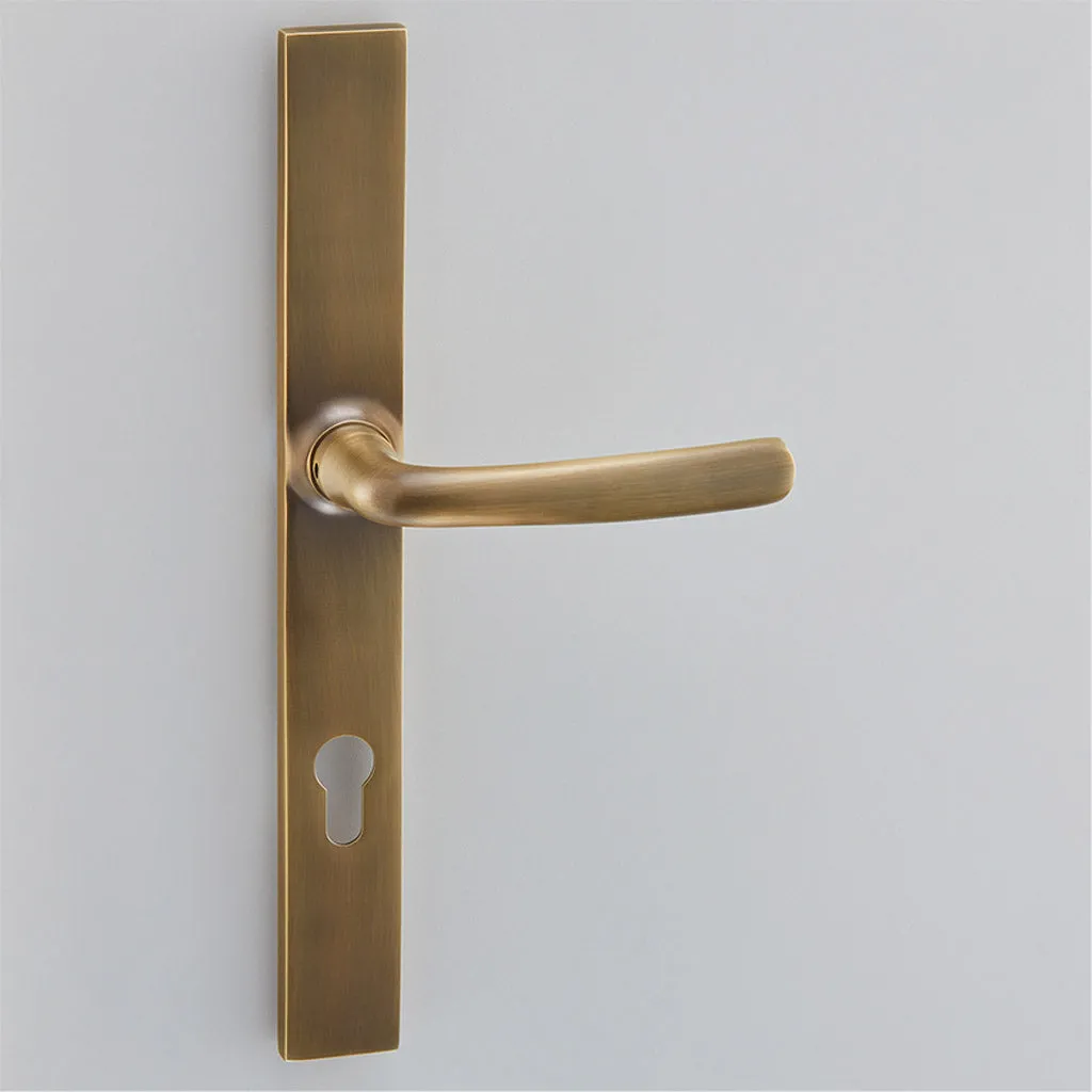 Floe Multipoint Door Handle on Classic Backplate - 2229E