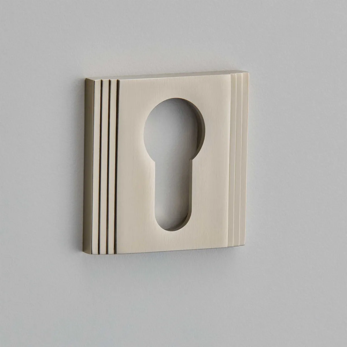 Square Straight Step Escutcheon - 238