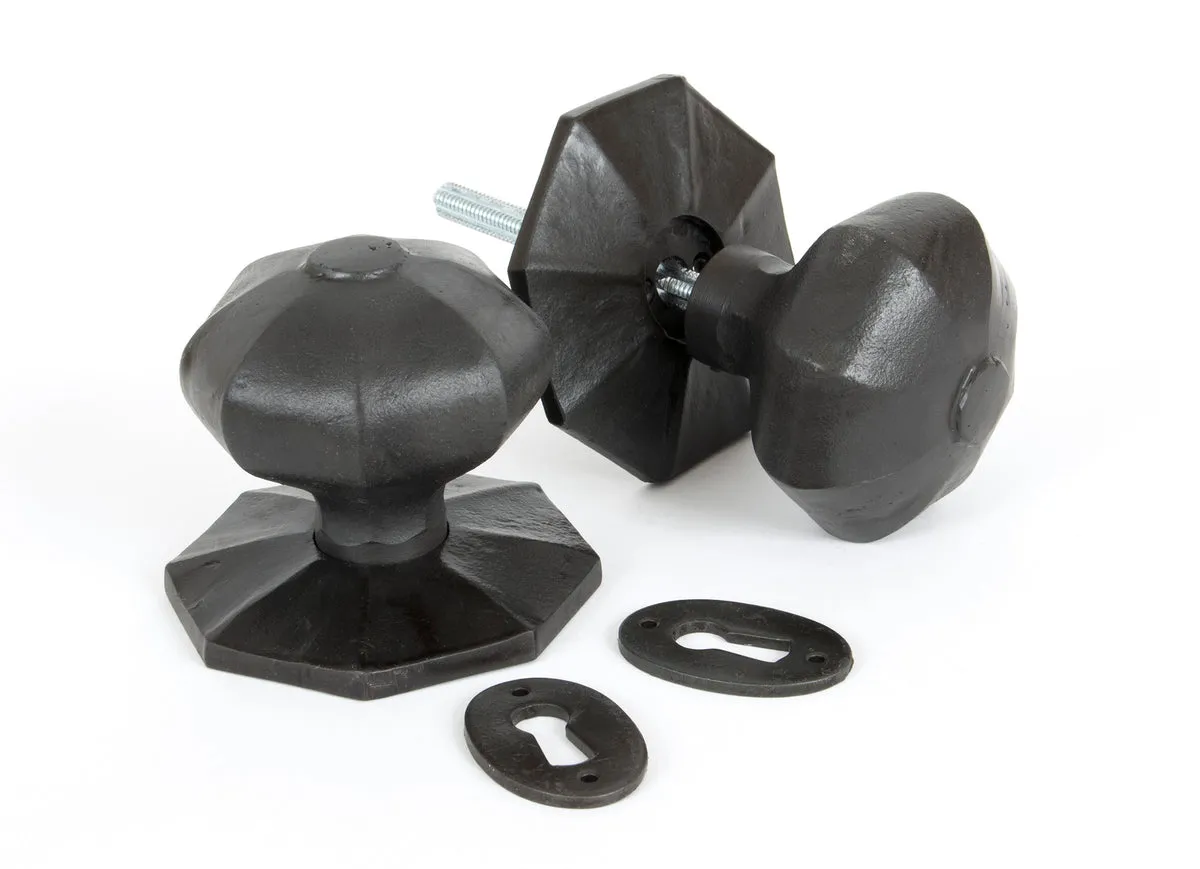 Octagonal Mortice/Rim Knob Set