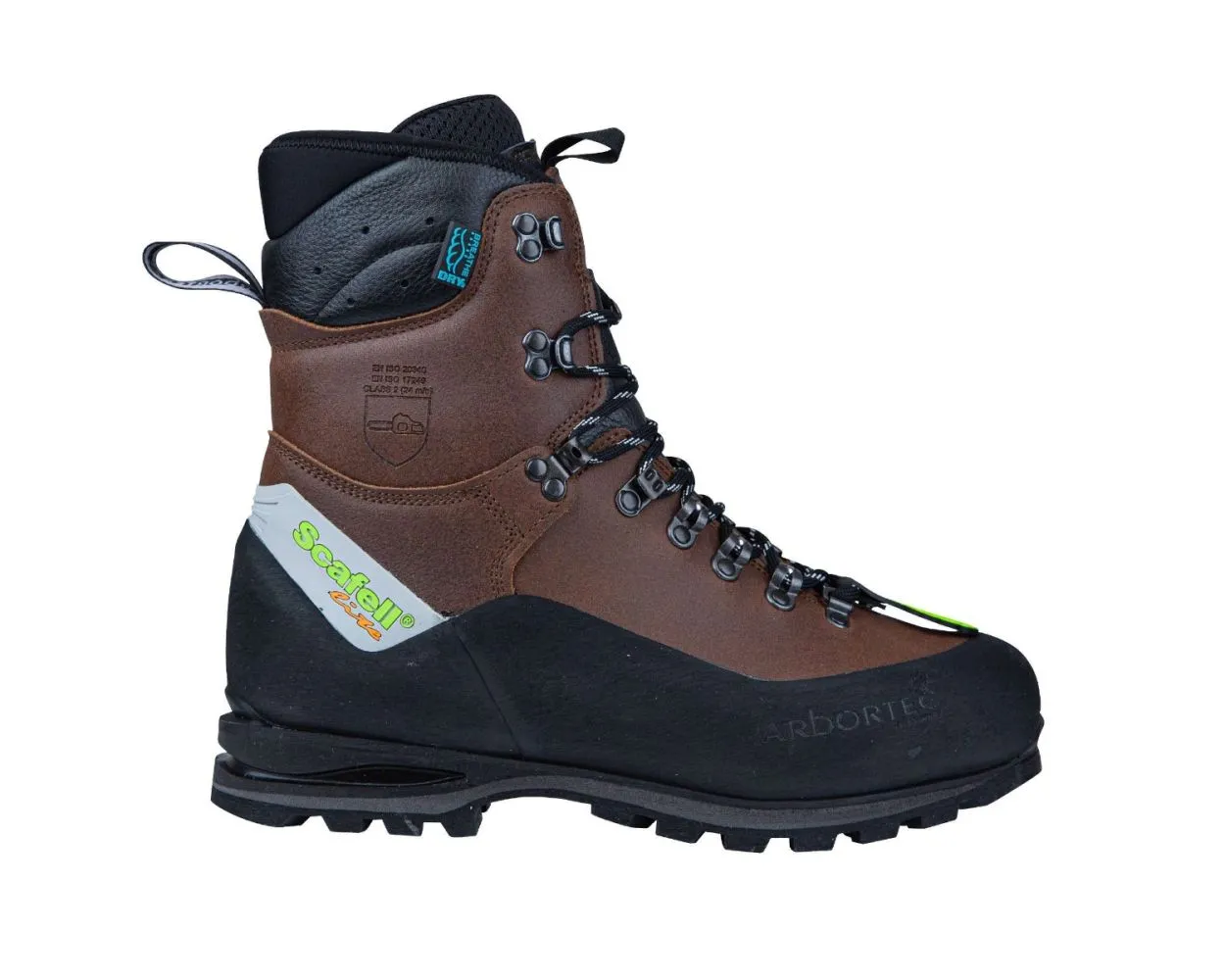 Arbortec Scafell Lite Chainsaw Boots, brown