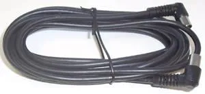 Pro Signal 90° Coax TV Aerial Lead, 4m, Black