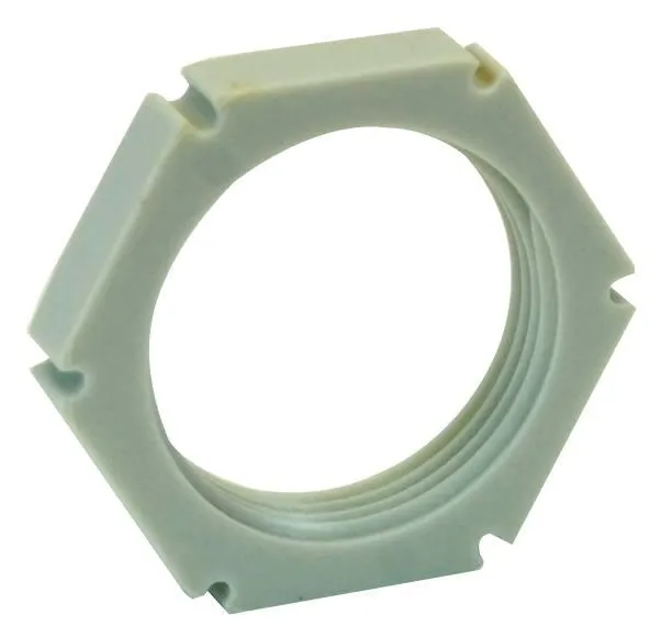 WISKA EMUG 25 Locknuts, Polyamide M25, 10 Pack