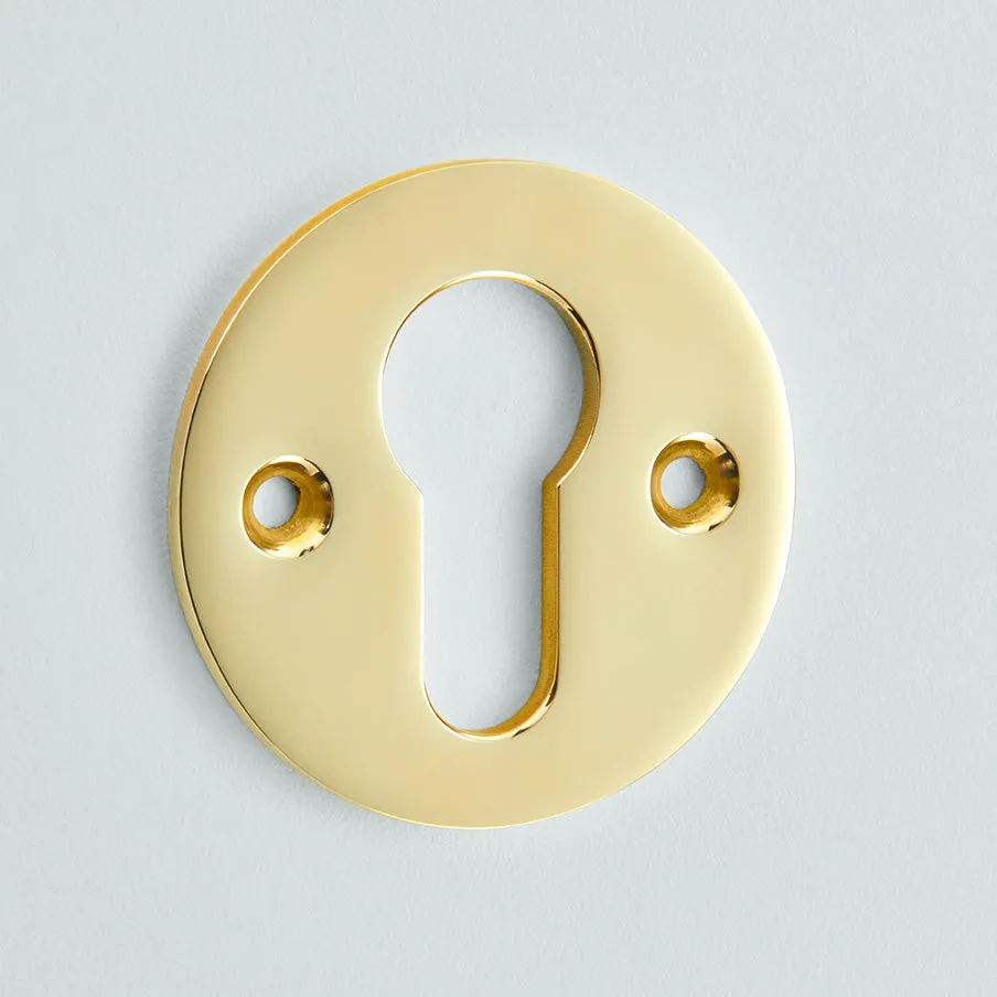 Round Escutcheon, Euro Profile - 4573