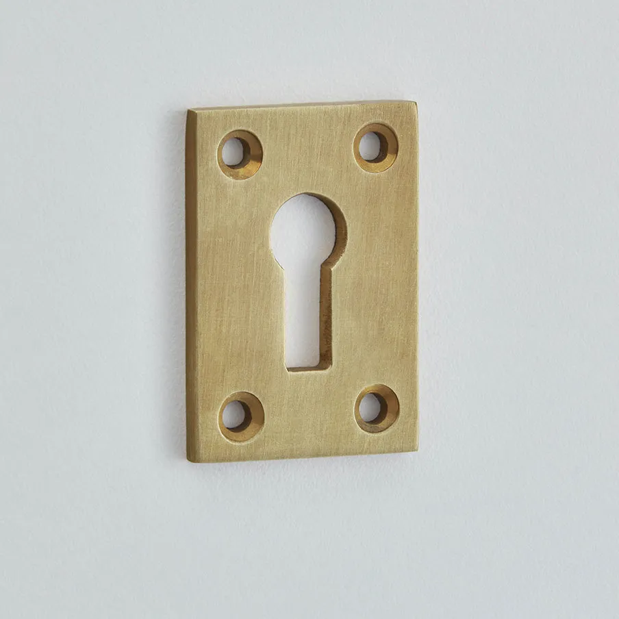 Plain Oblong Escutcheon - 4574