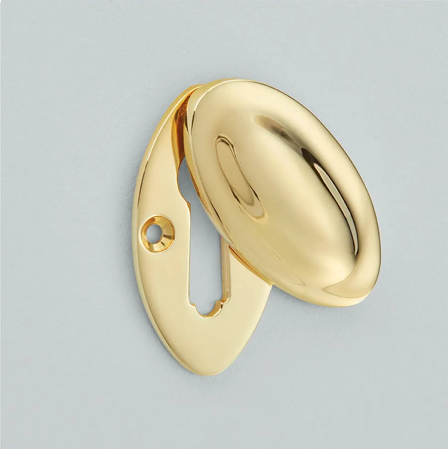 Raised Oval Covered Escutcheon - 4582