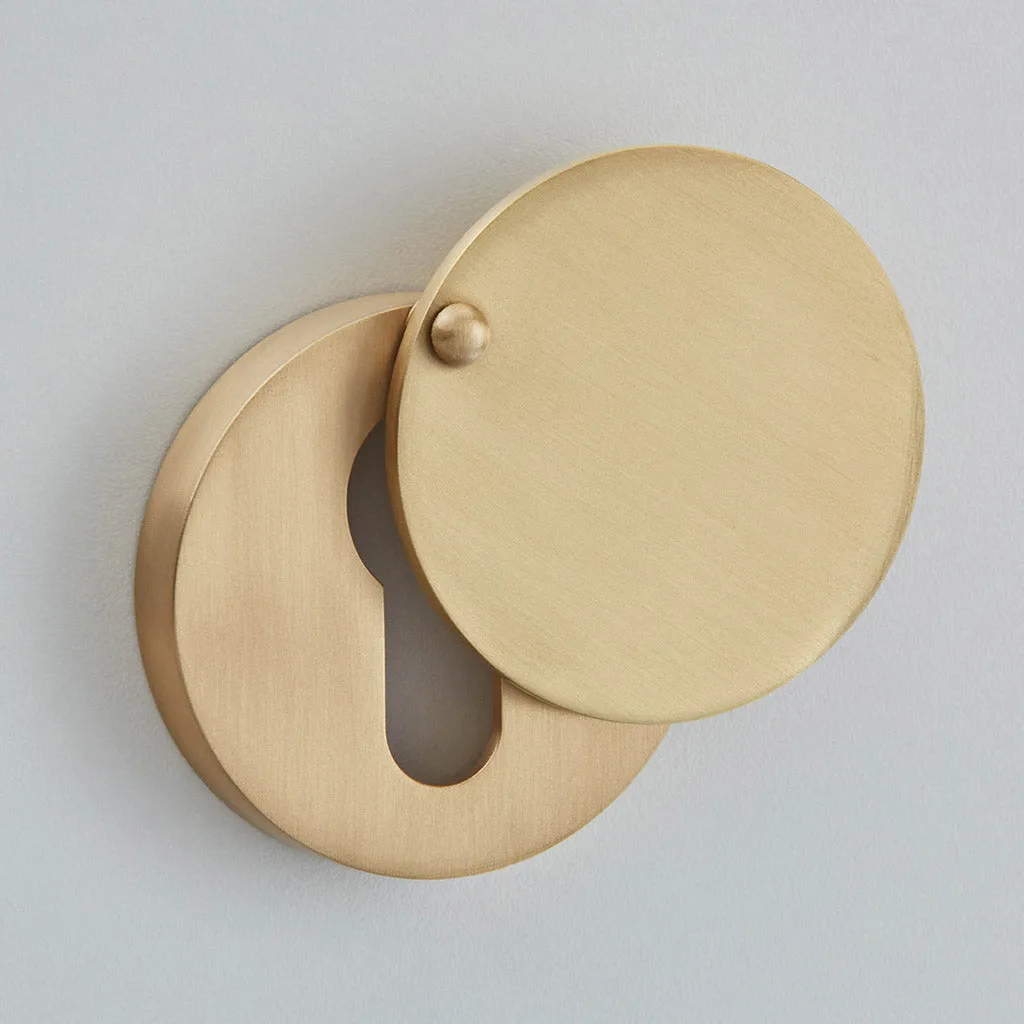 Round Euro Profile Escutcheon - Covered - 4585