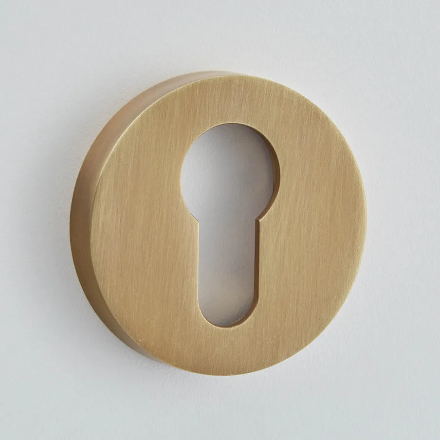 Round Euro Profile Escutcheon  -  Uncovered - 4586