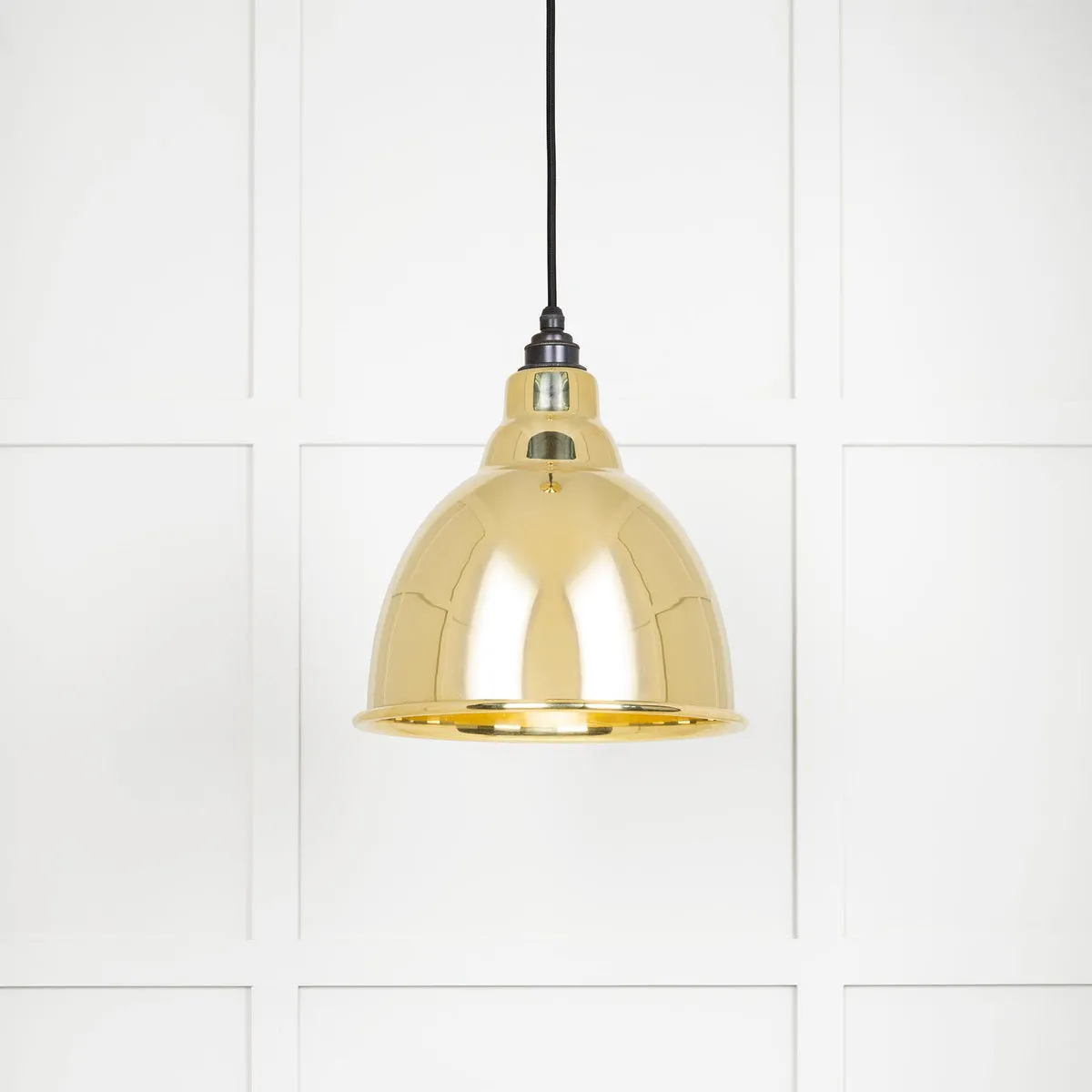 Smooth Brass Brindley Pendant