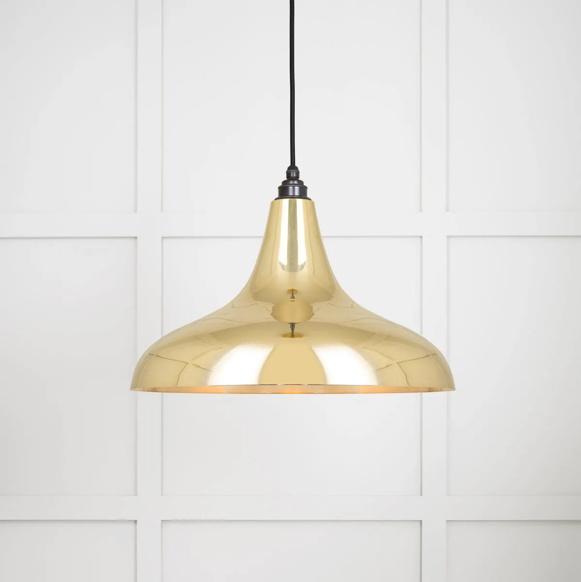 Smooth Brass Frankley Pendant
