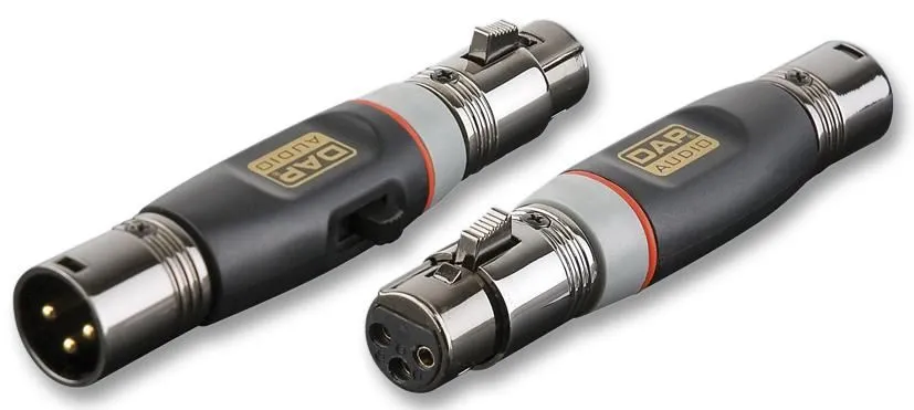 XCALIBER 3-Pin XLR Male to Female Adaptor with Phase Reverse