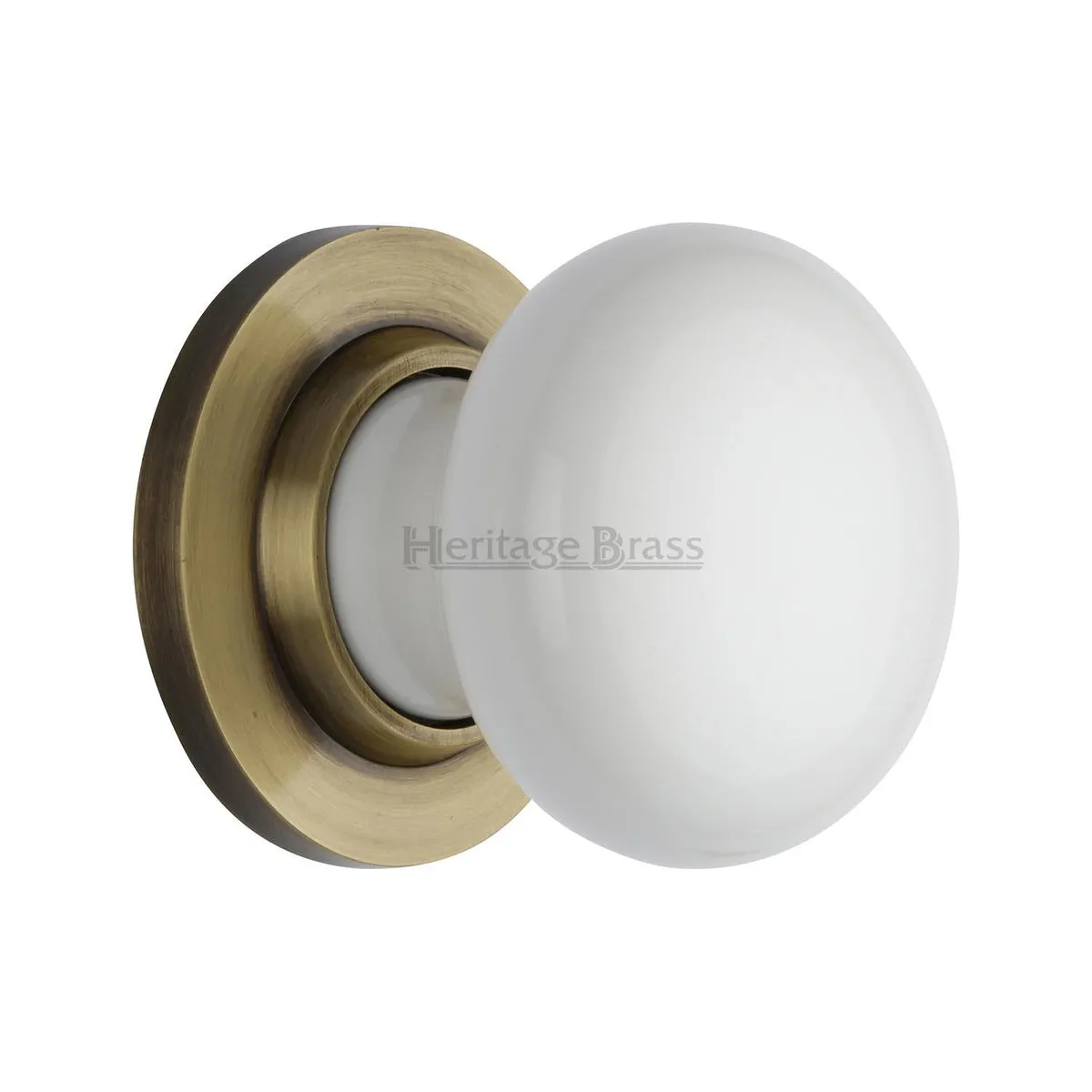 Plain White Porcelain Door Knob