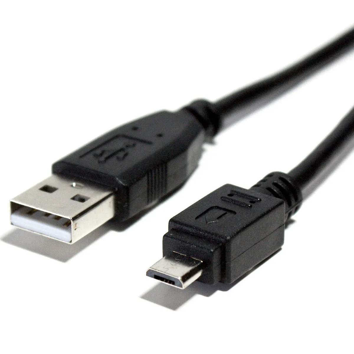 1.8m USB A Male to Micro B Data Charger Cable Lead Smartphone HTC Blackberry