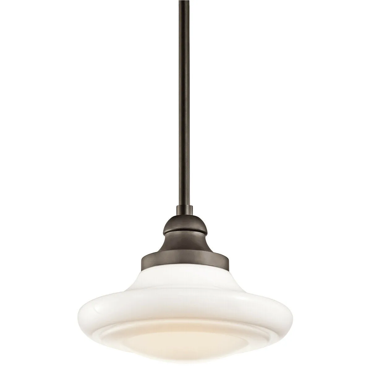 1 Bulb Ceiling Pendant Light Fitting Olde Bronze LED E27 75W Bulb