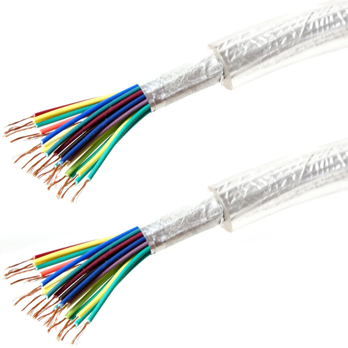 5m Scart Cable 20 Way Core Shielded Face Wall Plates