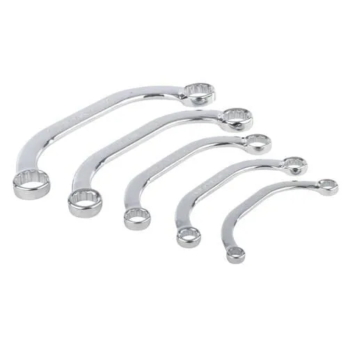 Obstruction Spanner Set Drop forged Polished Chrome Vanadium Steel 5 Piece