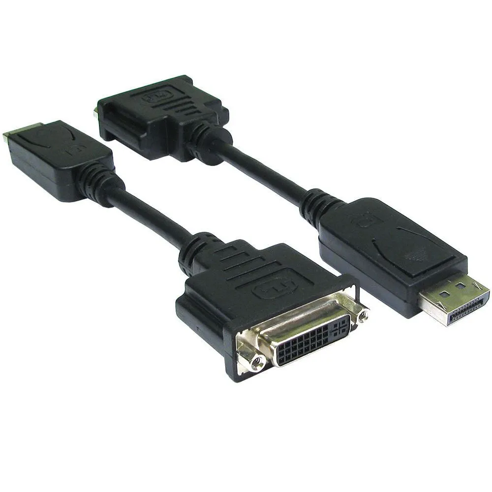 0.15m DisplayPort Male To DVI I Female Adapter Converter Cable Socket Monitor PC