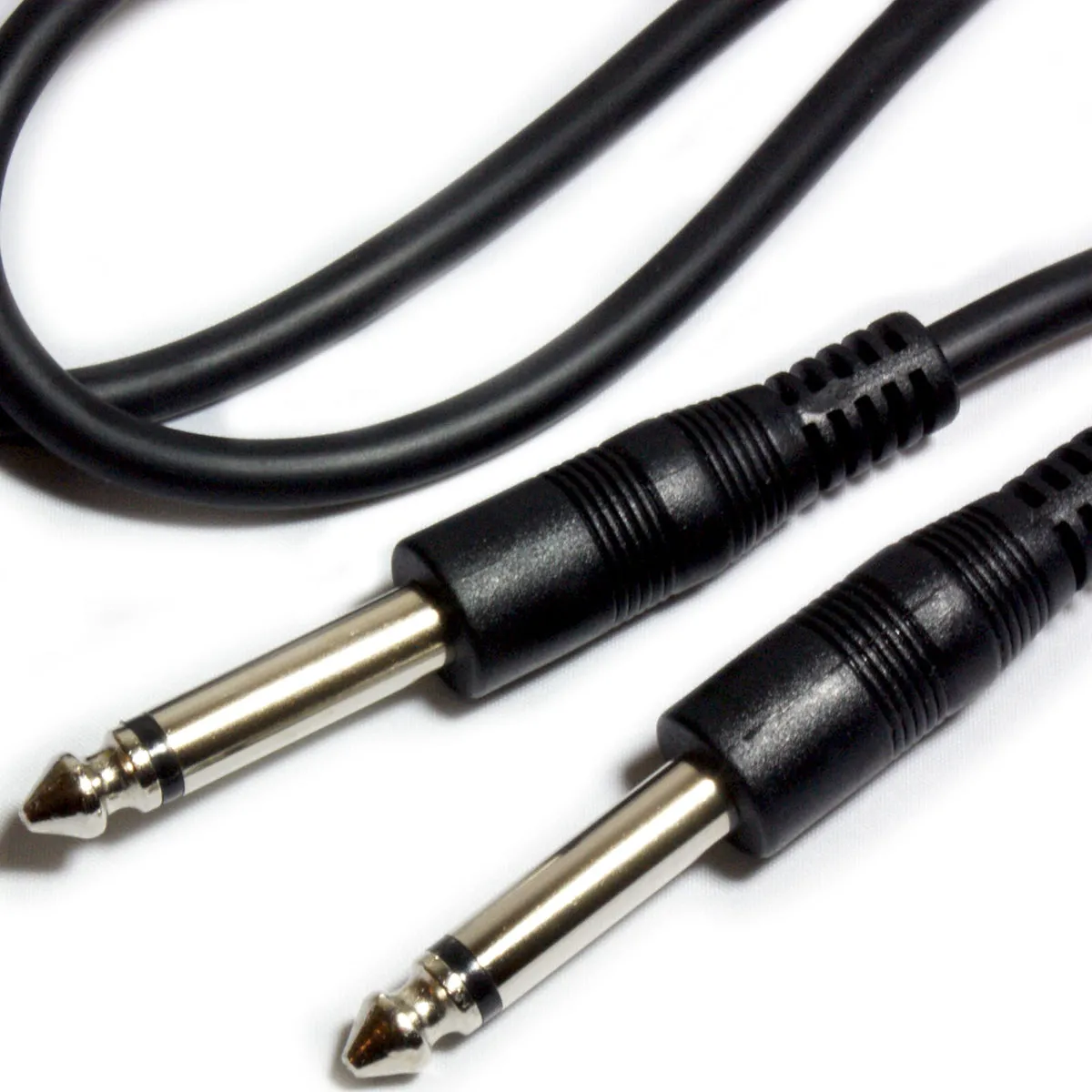 1m 6.35mm Mono Male to Male Guitar Cable Ã‚Â¼" Instrument Audio Jack Plug Lead