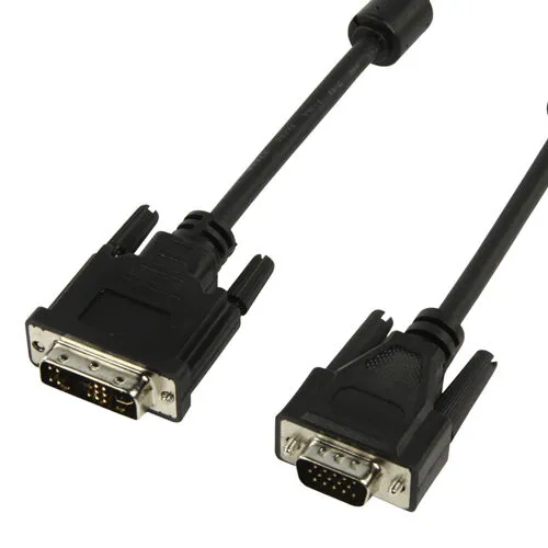 2m DVI A Male to VGA Male OFC Cable D SUB 15 Pin SVGA Monitor Lead