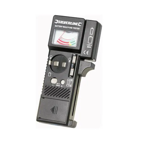 1.5V & 9V Battery Bulb & Fuse Tester Electricians Meter