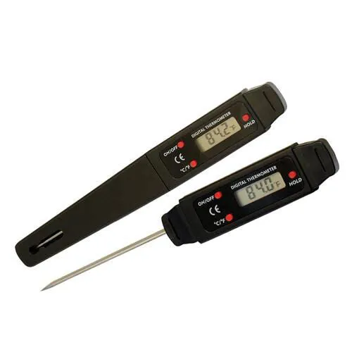 Digital Thermometer 50Ã‚Â°C to +125Ã‚Â°C Celsius & Farenheit Temperature Probe