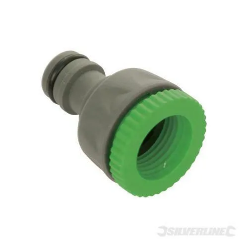 1/2" Inch To 3/4" Inch Soft Grip Tap Connector Hose Pipe Fitting