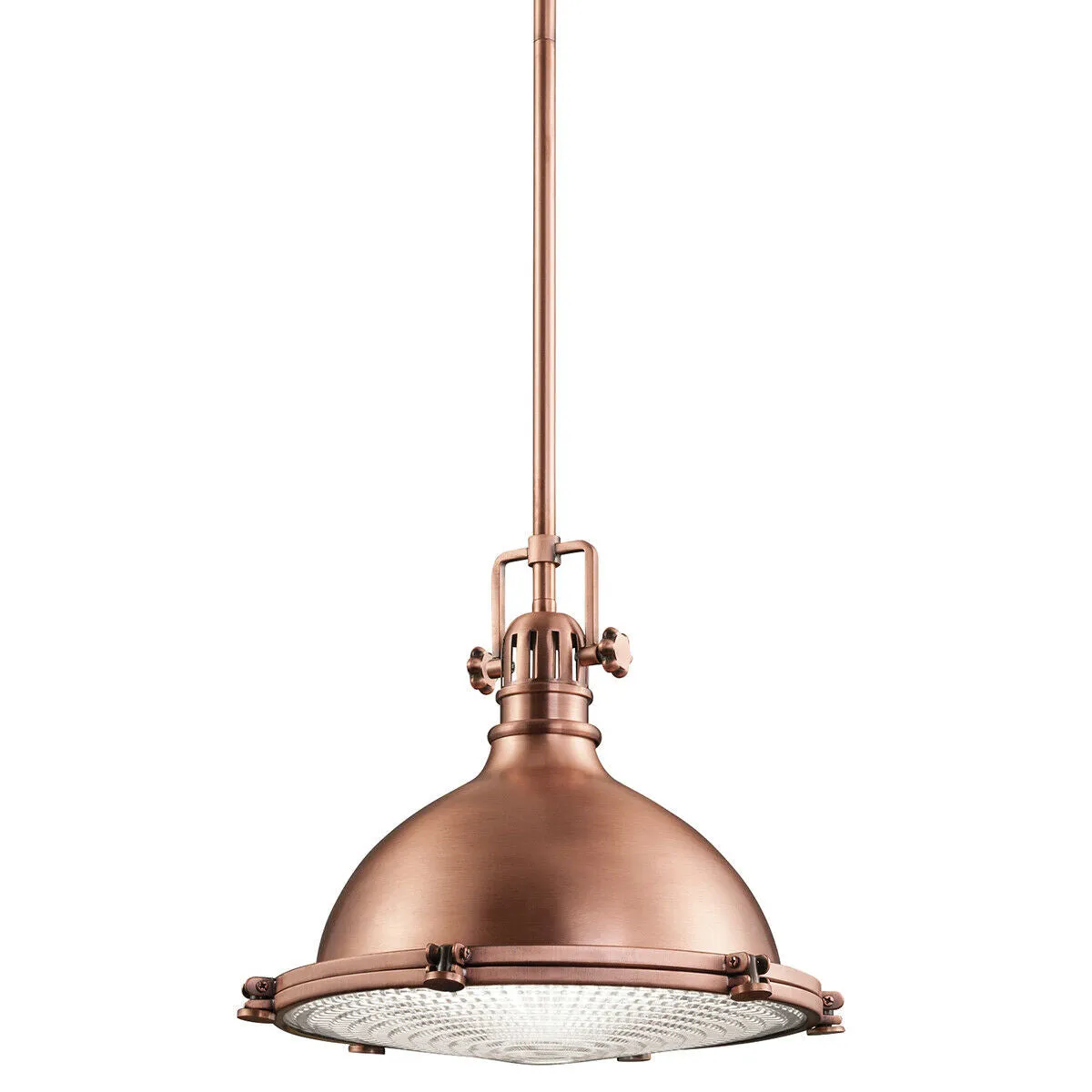1 Bulb Ceiling Pendant Light Fitting Antique Copper LED E27 150W Bulb