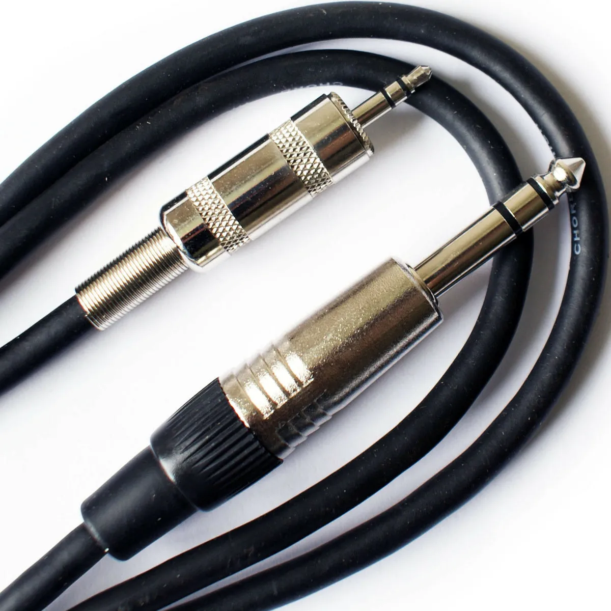 PRO 0.75m 6.35mm to 3.5mm Stereo Jack Plug Male Cable Audio Ã‚Â¼" AUX Headphone