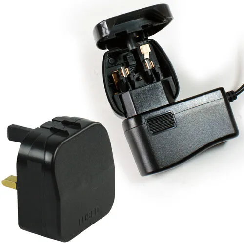 UK Mains Plug to Euro Power Adapter Socket 3A Travel Converter For EU/European