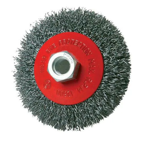 100mm Wire Flat Bevel Brush M14 x2 Female Thread Angle Grinder Drill Wheel