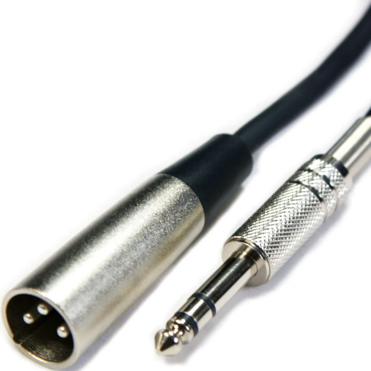 10m 6.35mm ¼" Stereo Jack Plug to XLR Male Cable 3 Pin Audio Microphone Amp Lead