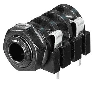 REAN 2 Pole 6.35mm (1/4 in) PCB Mount Jack Socket