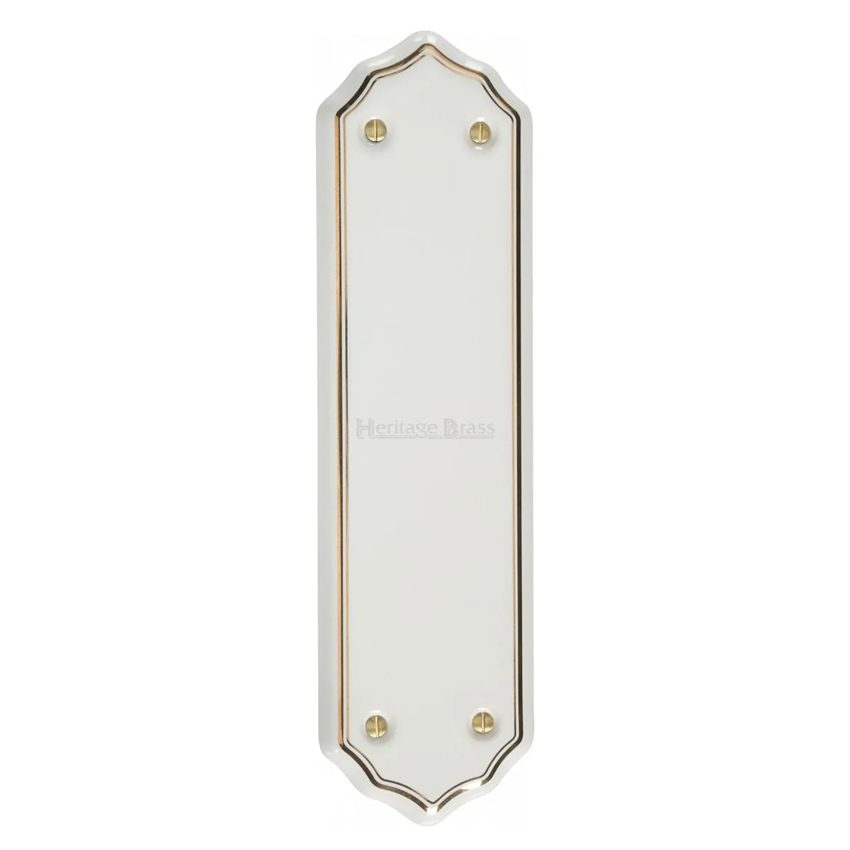 Shaped Fingerplate Gold Line