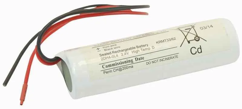 Yuasa 2.4V 4Ah Ni-Cd Emergency Lighting Battery