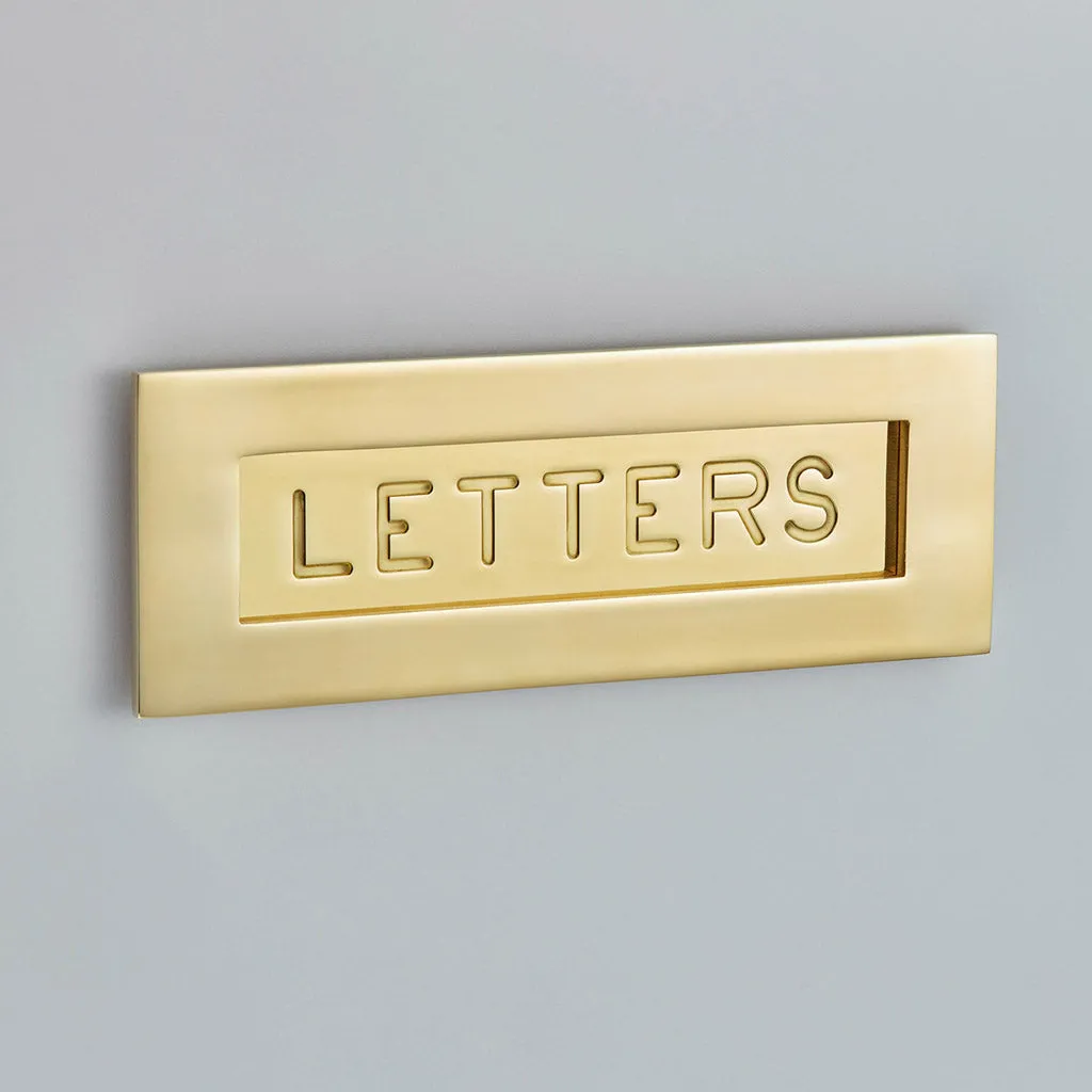 Engraved Letter Plate - 6355