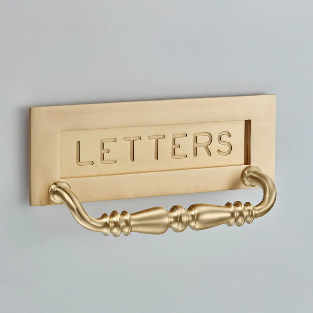 Letter Plate with Handle - 6358