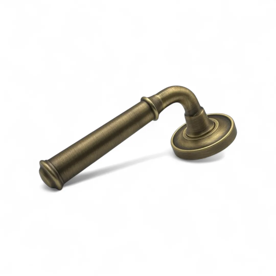 Beau Hardware Lever Handles - Antique Brass for Luxe Style